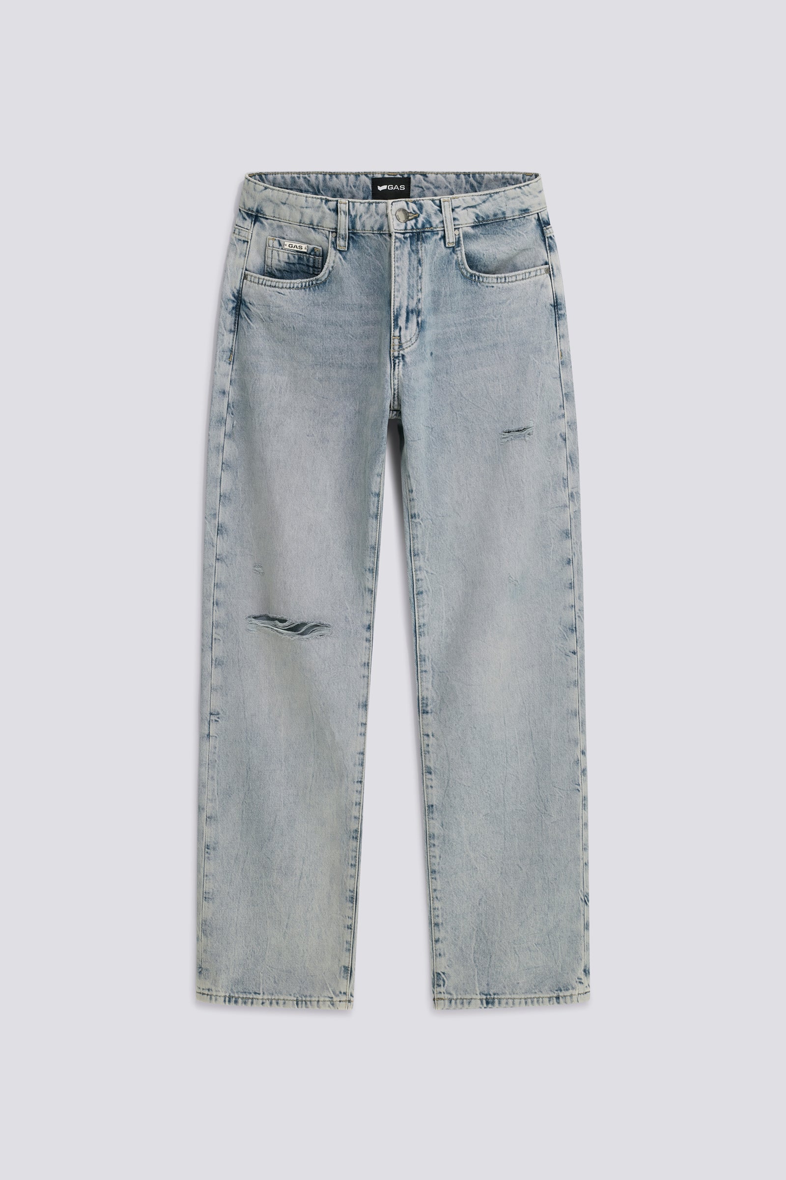 gas-greg-straight-77yl-jeans-damen-grau-destroyed-l-nge-30 image 3