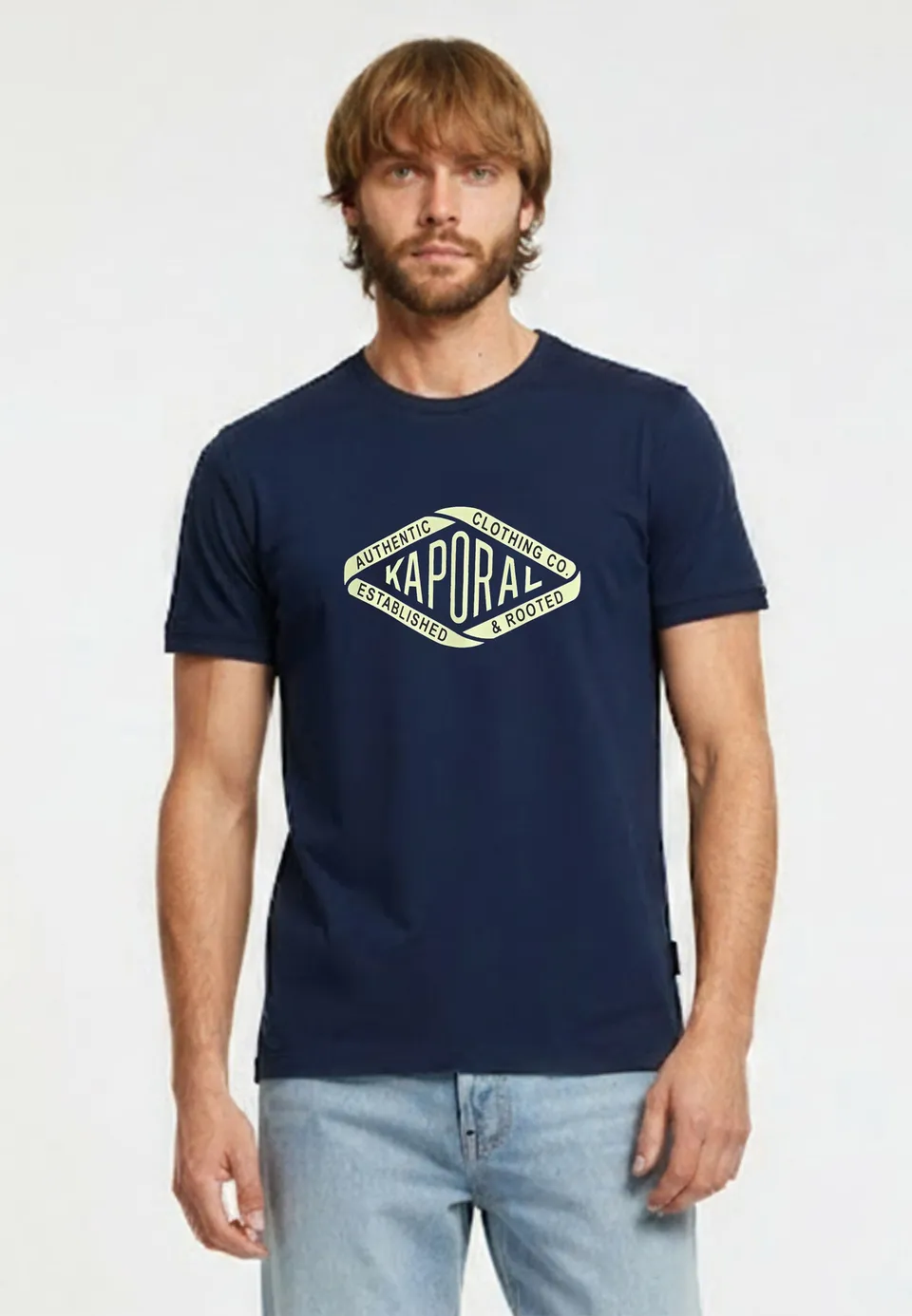 kaporal-raz-t-shirt-herren-marine-regular-baumwolle image 1