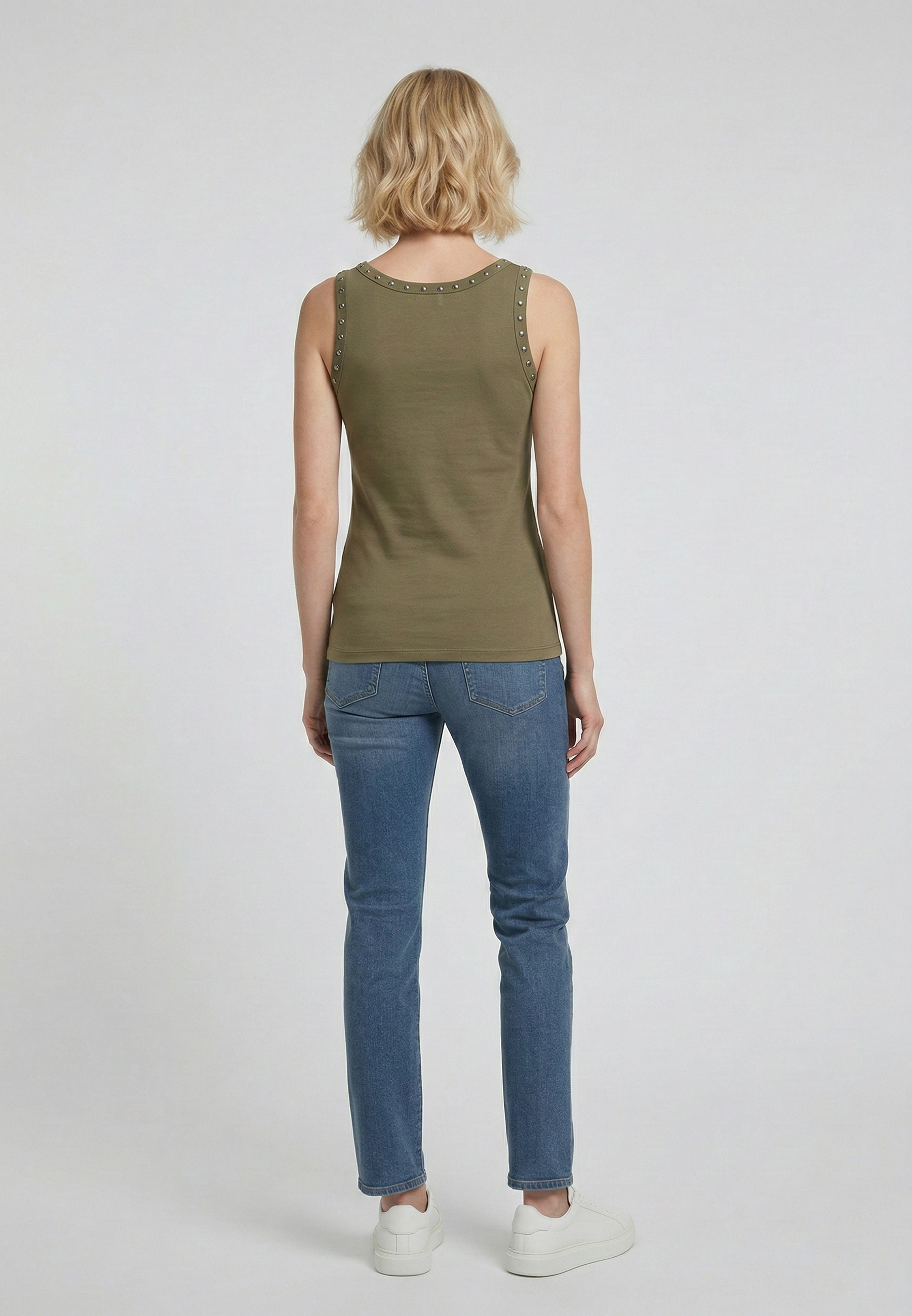 kaporal-kylas-tanktop-damen-khaki-mit-logo image 3