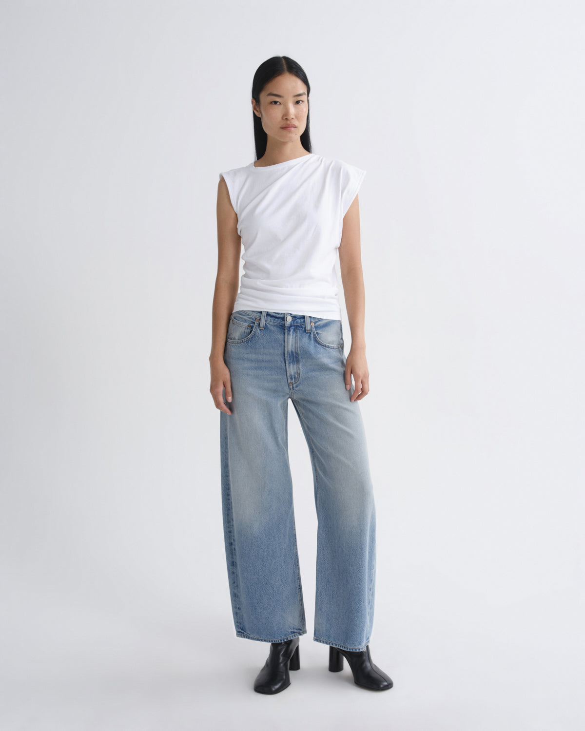 agolde-low-curve-reset-flyweight-jeans-damen-mittelblau image 1