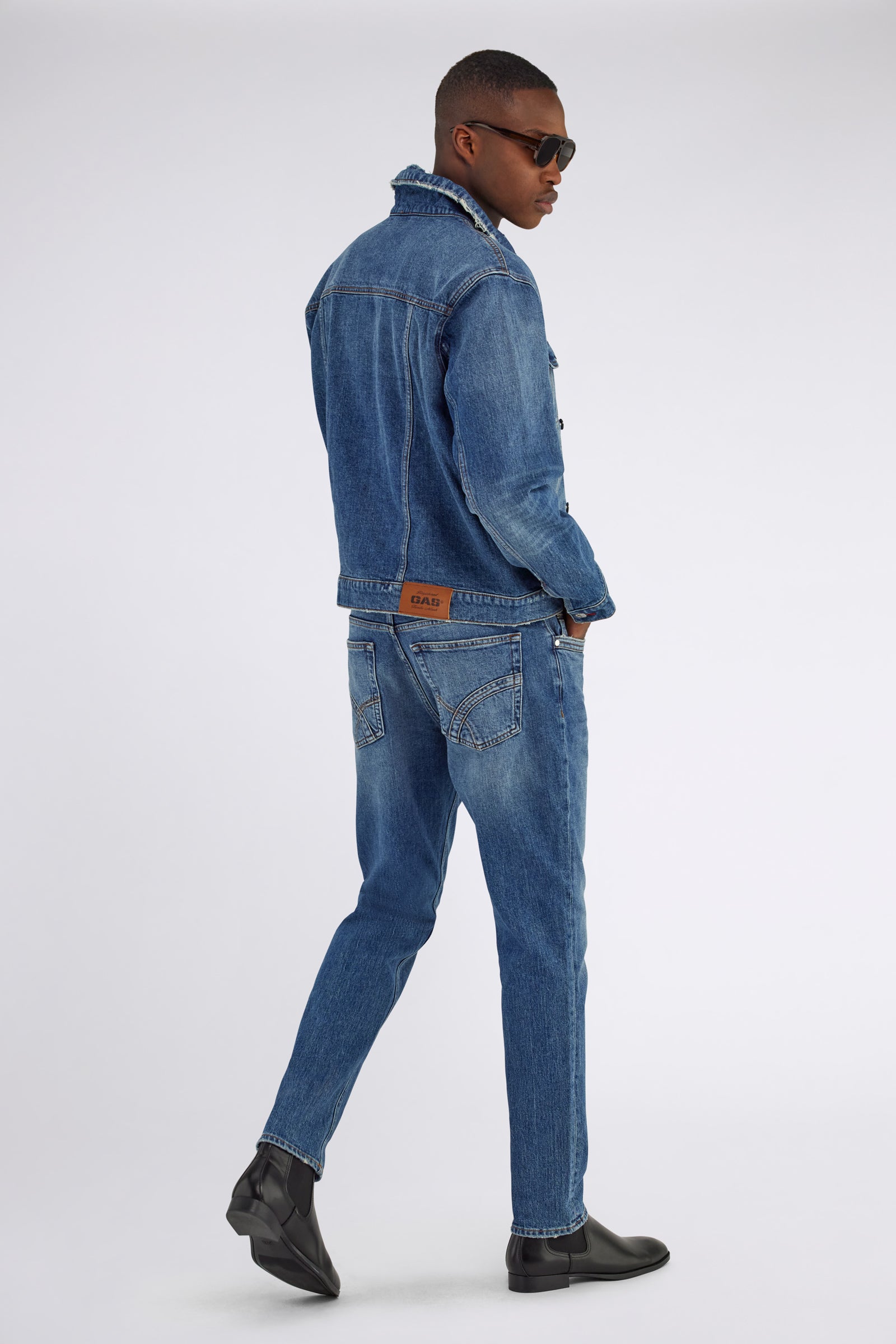 gas-tar-53md-jeans-herren-tapered-indigo-stone-wash image 2