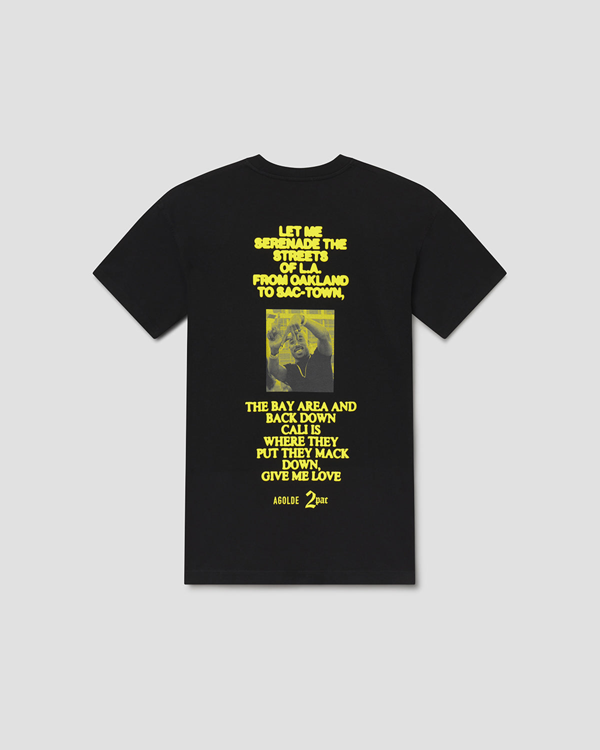agolde-x-tupac-bay-area-t-shirt-schwarz-baumwolle image 1