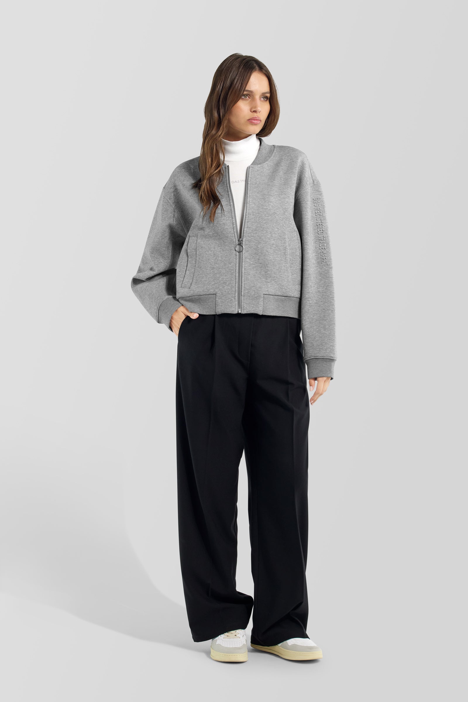 gas-melanie-bomber-f-zip-2923-damen-jacke-scuba image 1