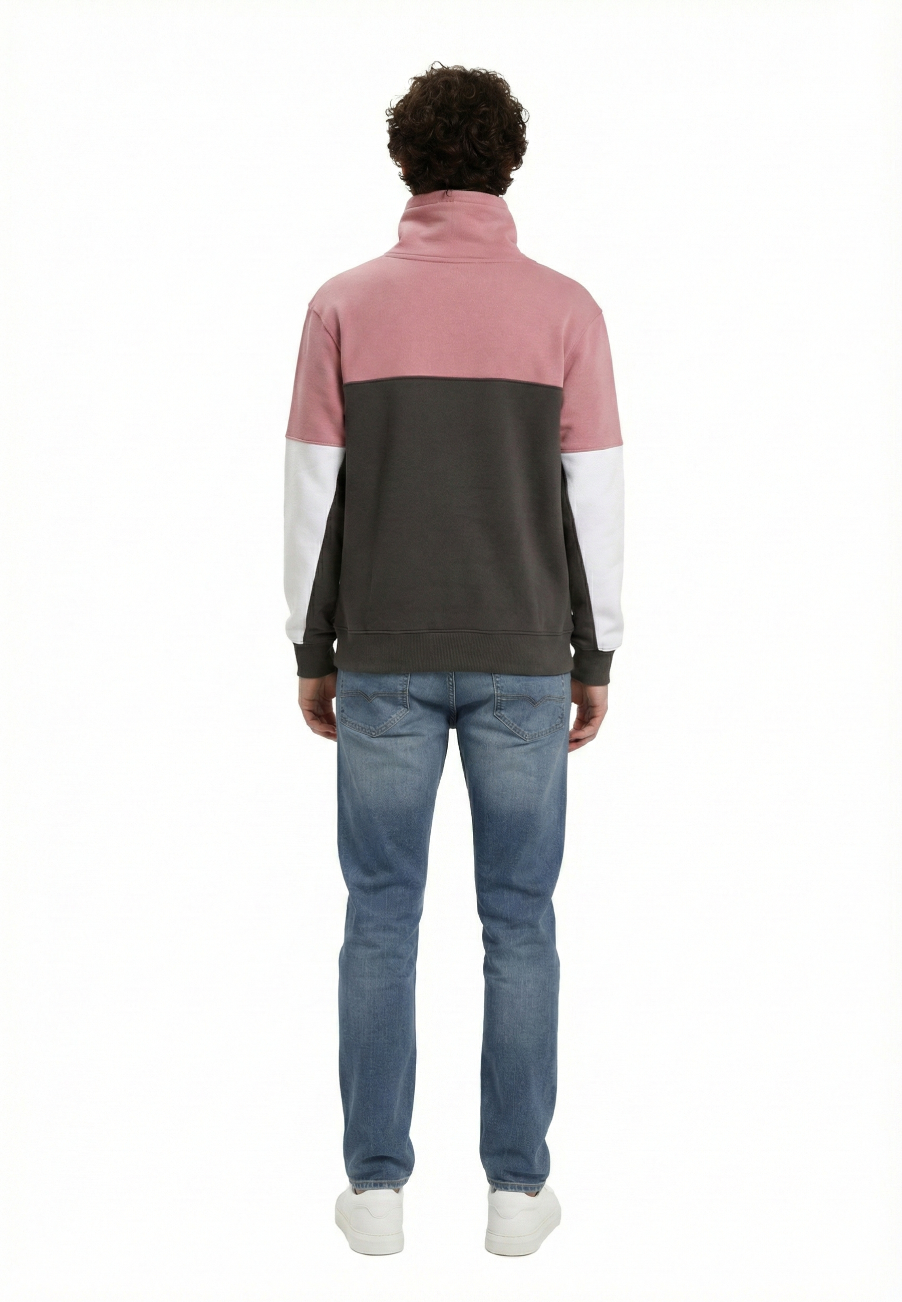kaporal-rudon-sweatshirt-herren-altrosa-baumwollmix image 3