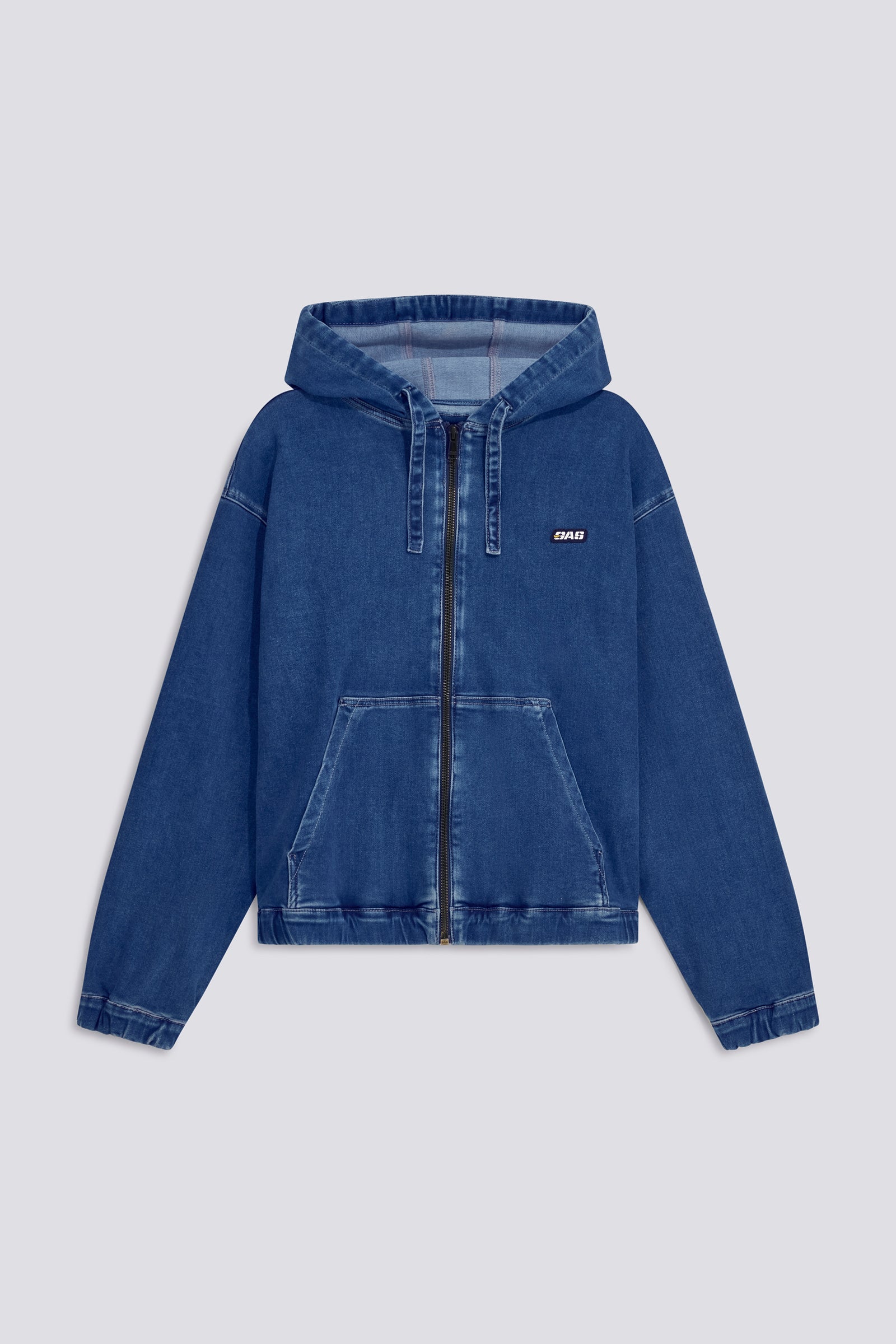 gas-roger-wk-13mm-jacke-herren-indigo-mit-kapuze image 3