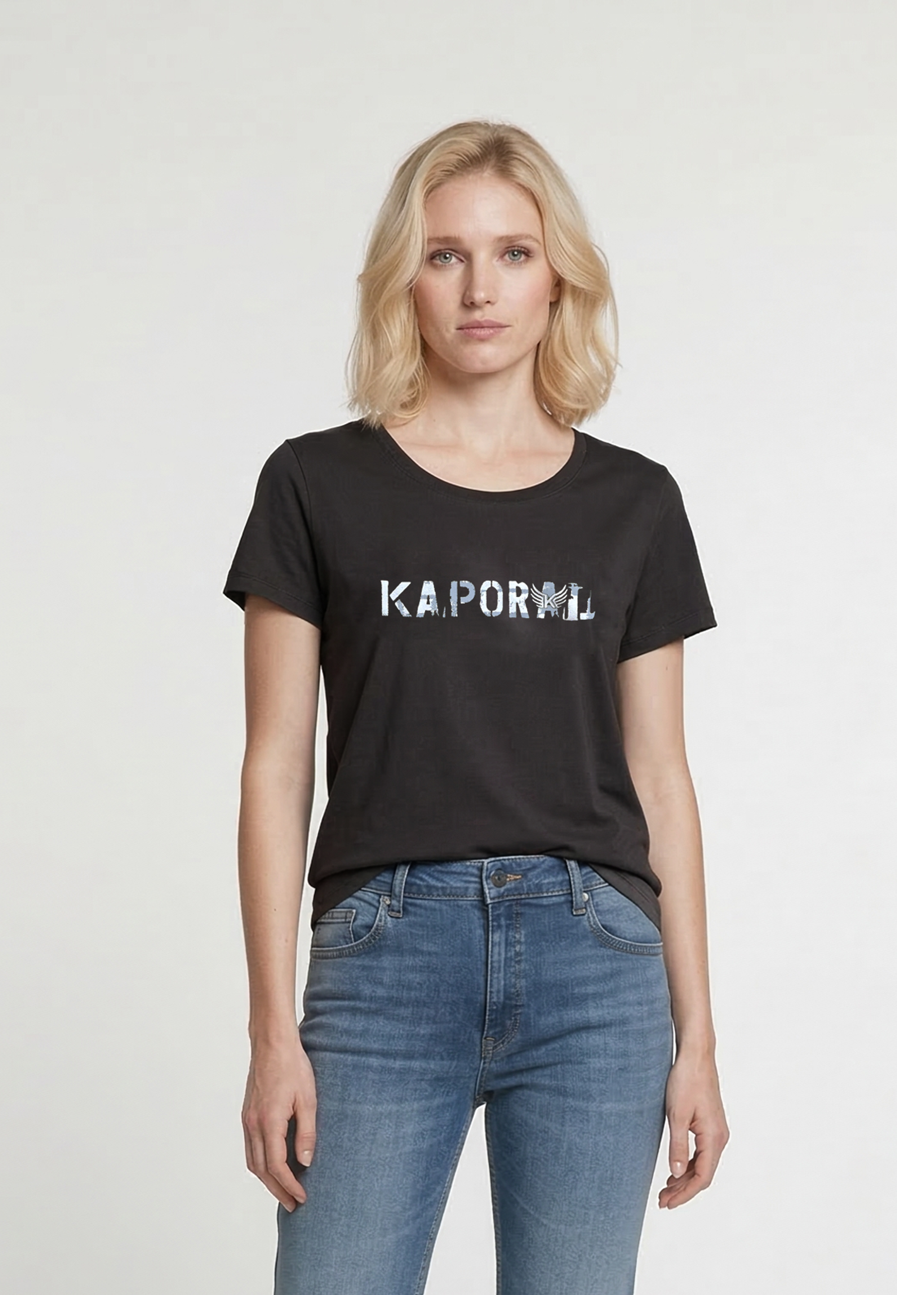 kaporal-enda-t-shirt-herren-schwarz-slim-stretch image 2