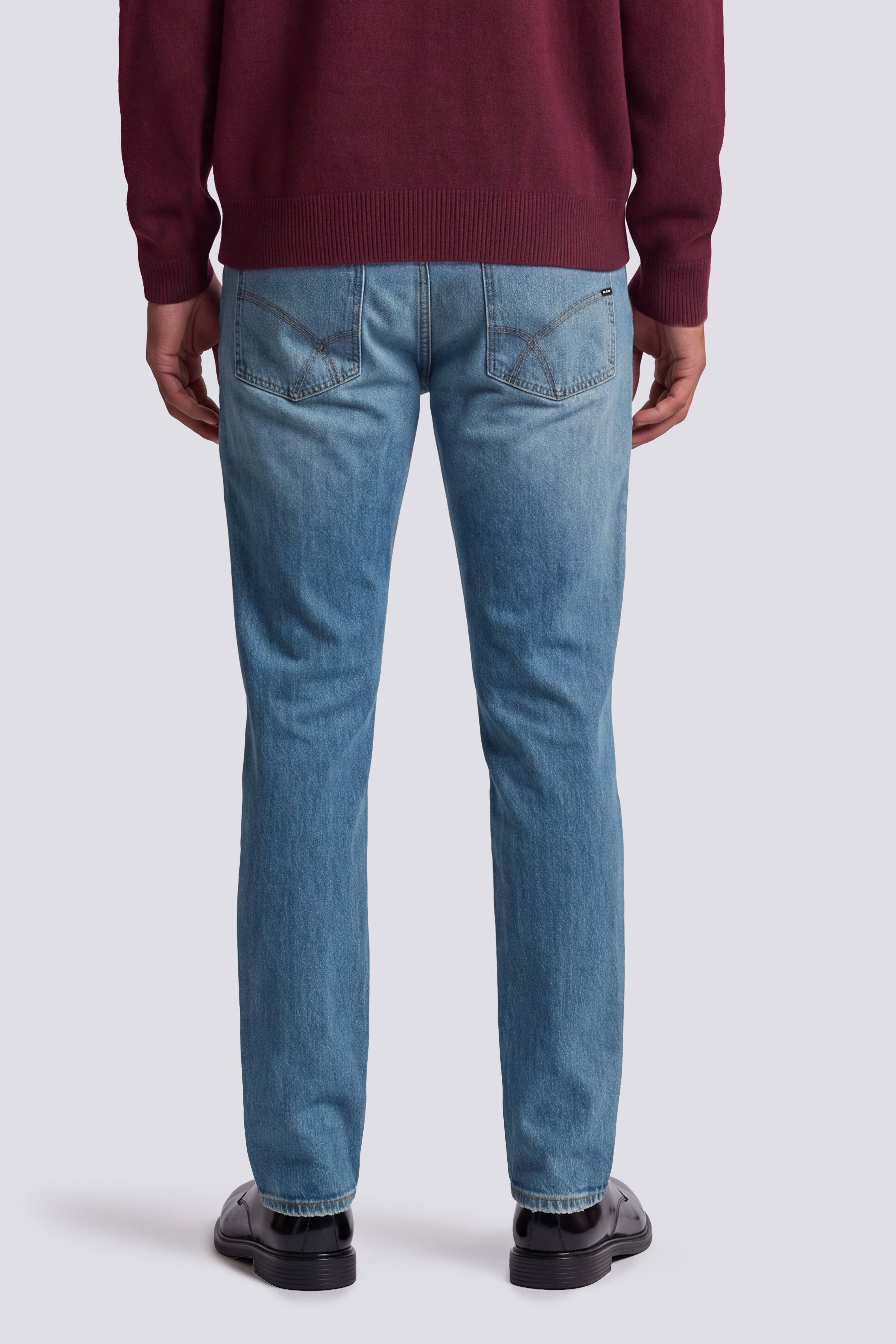 gas-sax-zip-rev-69mm-skinny-jeans-herren-hellblau-stretch image 5