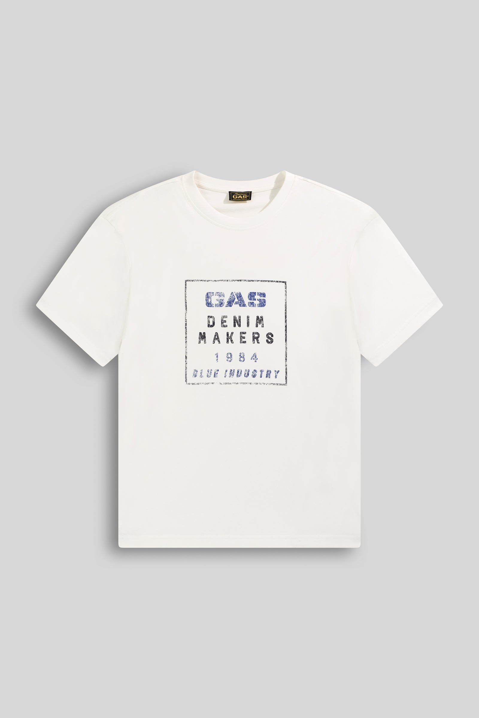 gas-dharis-m-c-blue-1029-t-shirt-blau-baumwolle image 4