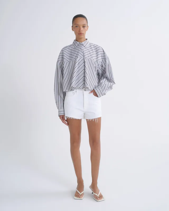 agolde-parker-vintage-cut-off-short-marshmallow-wei image 1