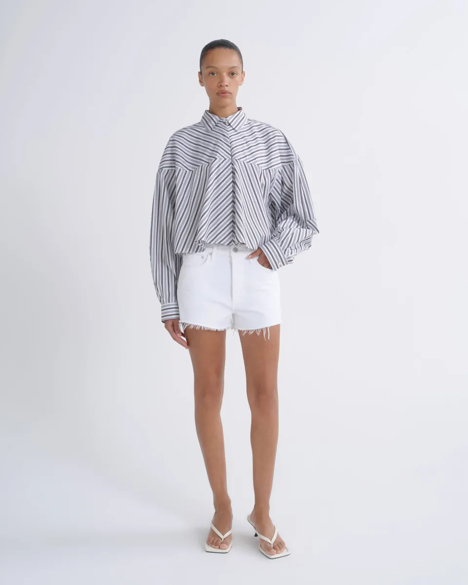 agolde-parker-vintage-cut-off-short-marshmallow-wei image 1