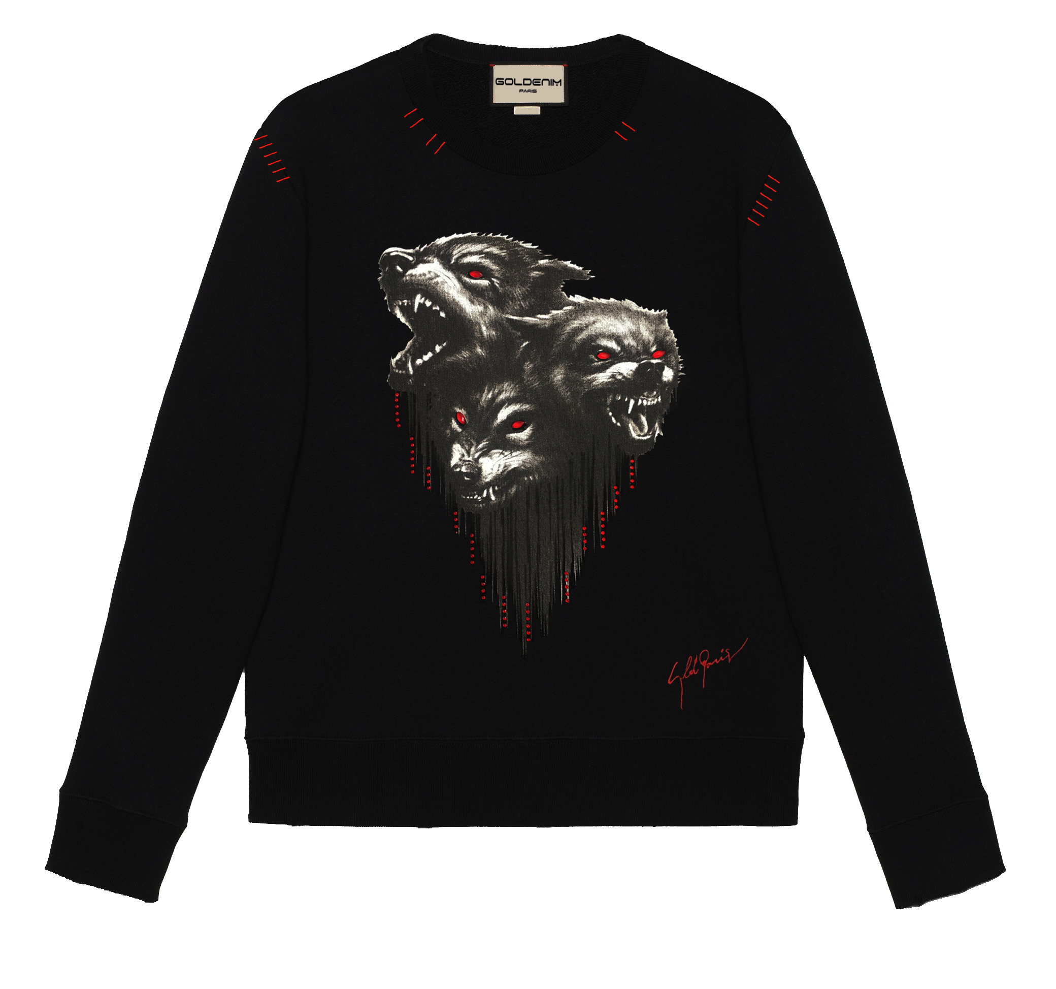 goldenim-paris-homme-sweat-1005-schwarz-4er-pack-slim-fit image 1