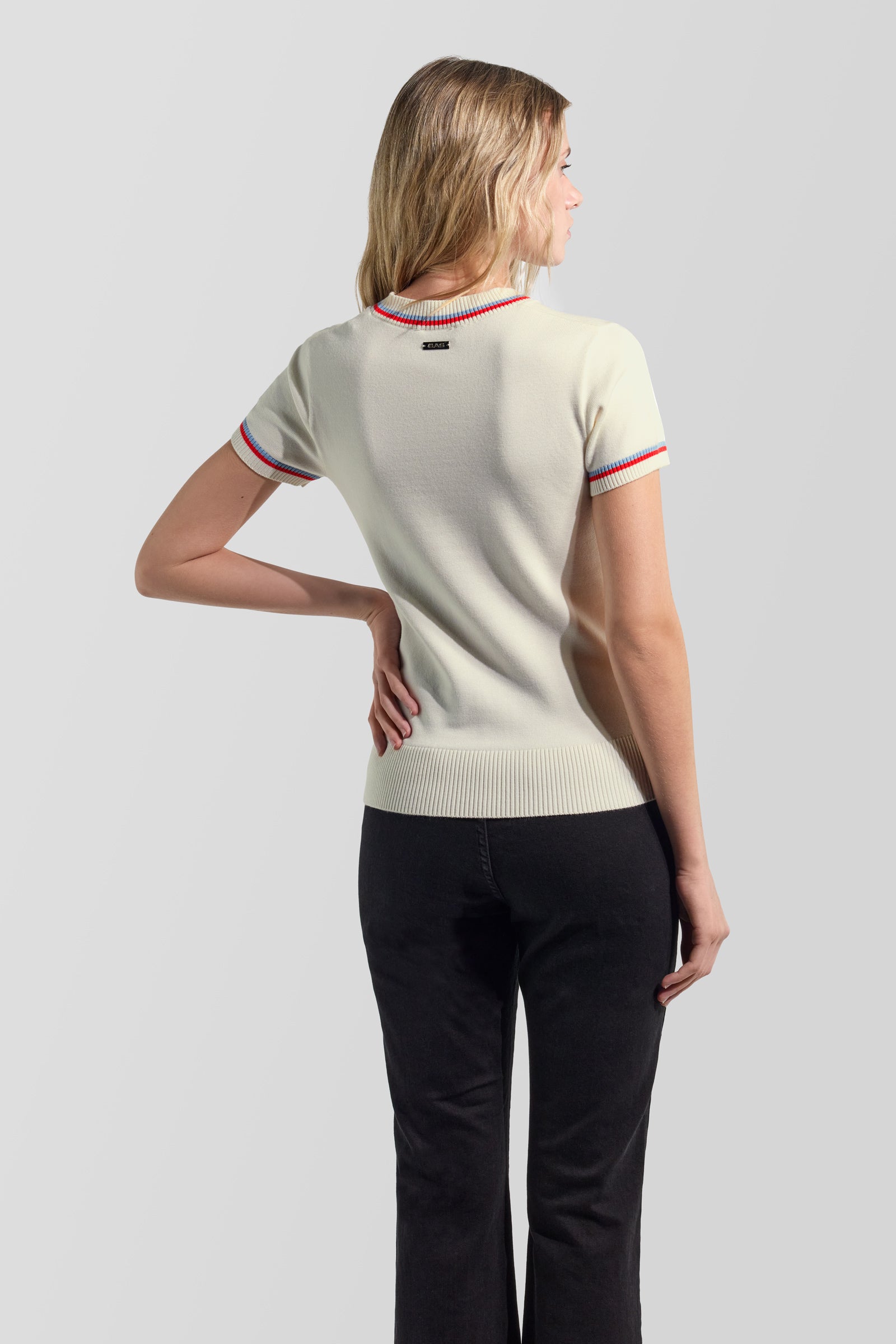 gas-arielle-m-c-1029-kurzarm-pullover-viskose-slim image 2