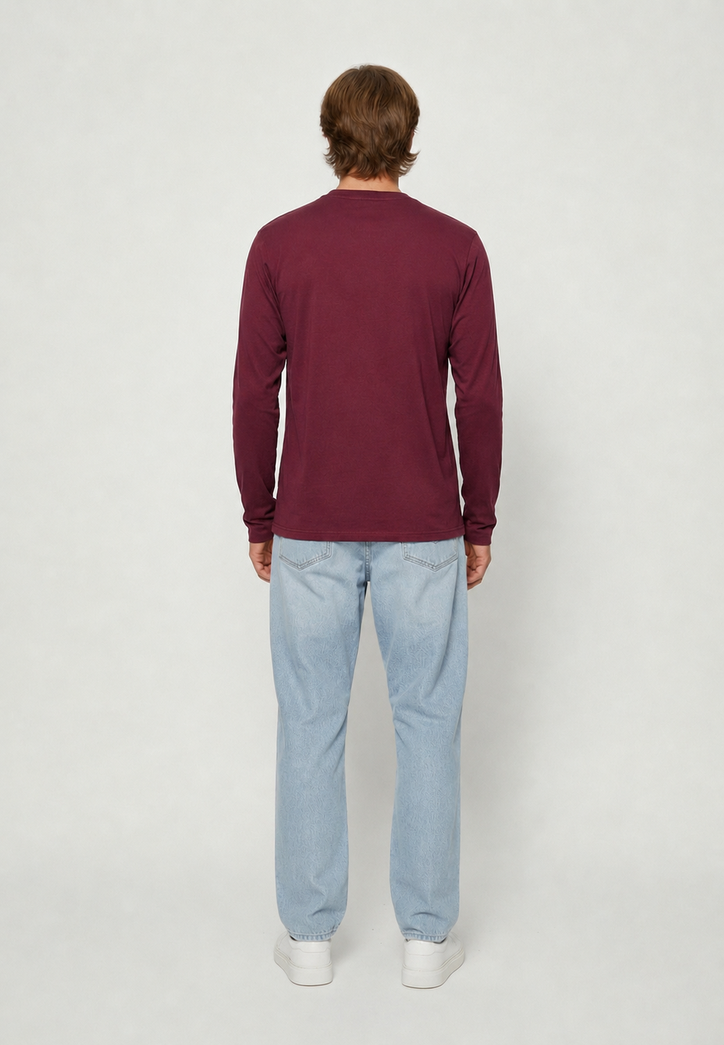 kaporal-krakow-langarmshirt-bordeaux-herren-baumwolle image 3