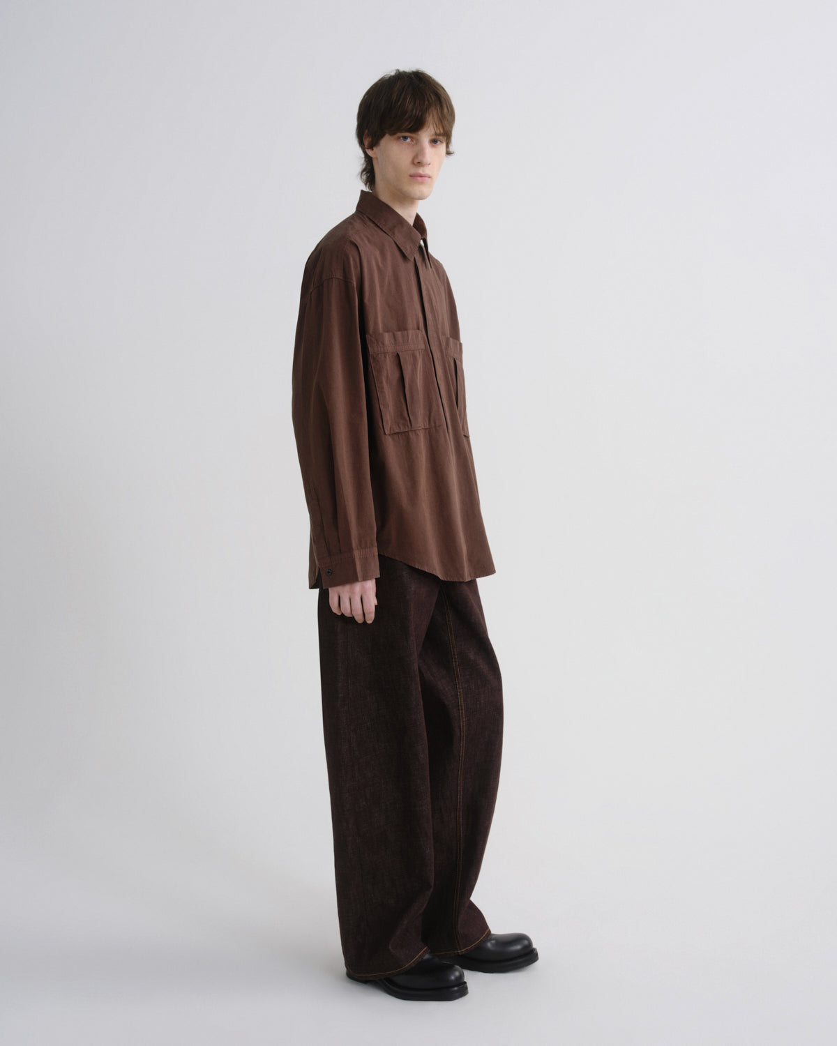 agolde-clark-shirt-hemd-bitter-braun-herren-bio image 4