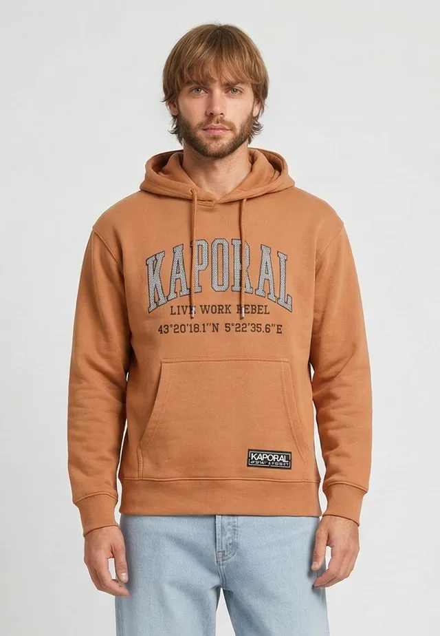 kaporal-benjy-herren-hoodie-kupfer-regular-k-ngurutasche image 1