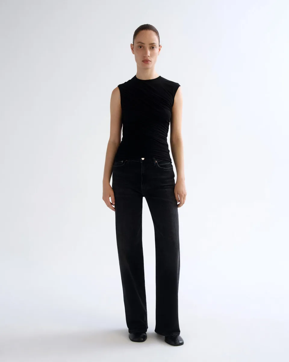 agolde-harper-straight-jean-hush-damenjeans-schwarz image 1