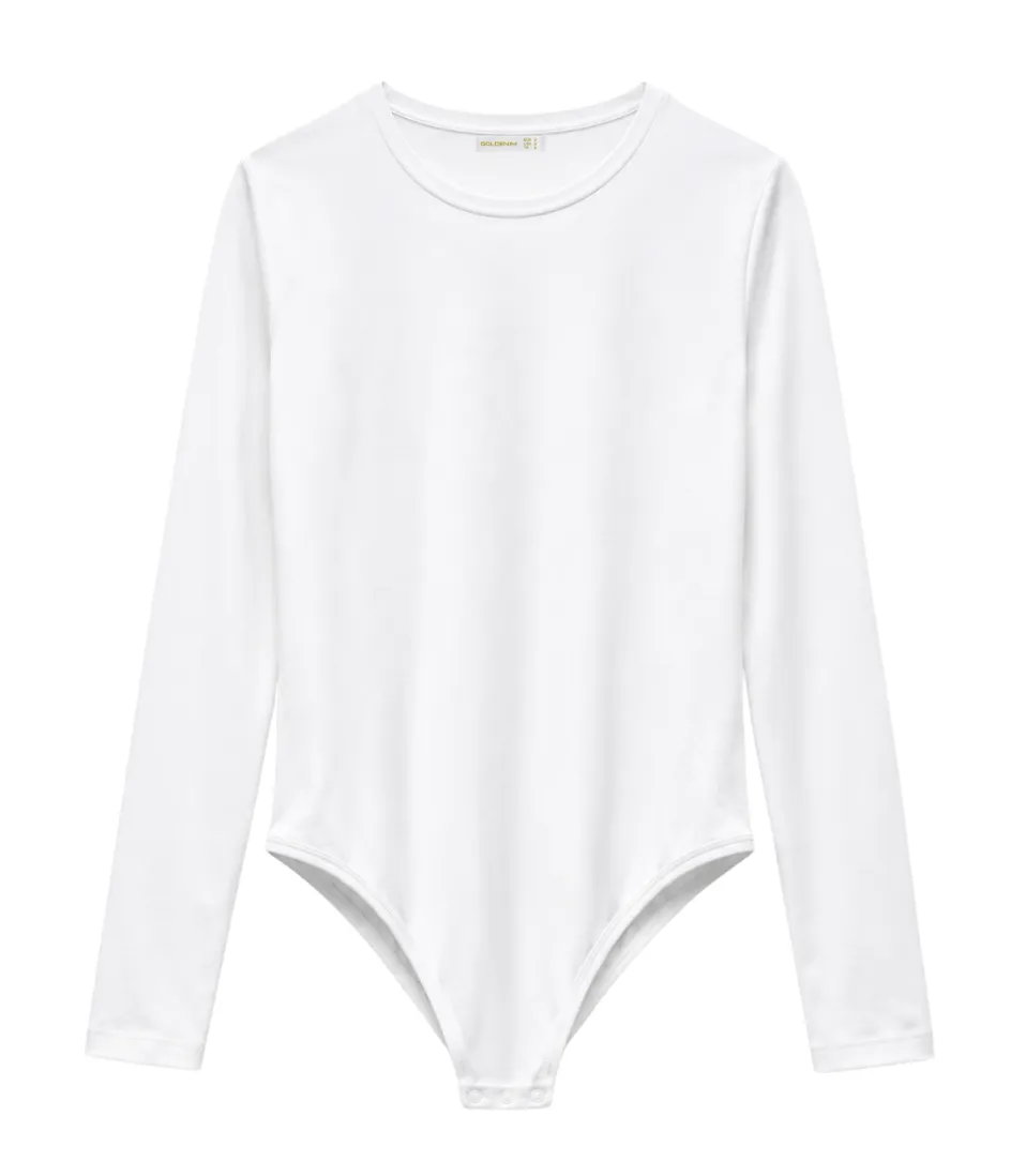 goldenim-paris-femme-body-manche-longue-body-damen-basic image 1